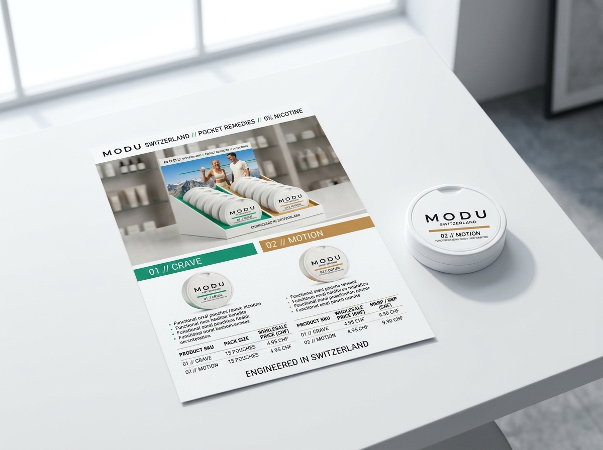 MODU Starter Kit B2B Sell Sheet Mockup